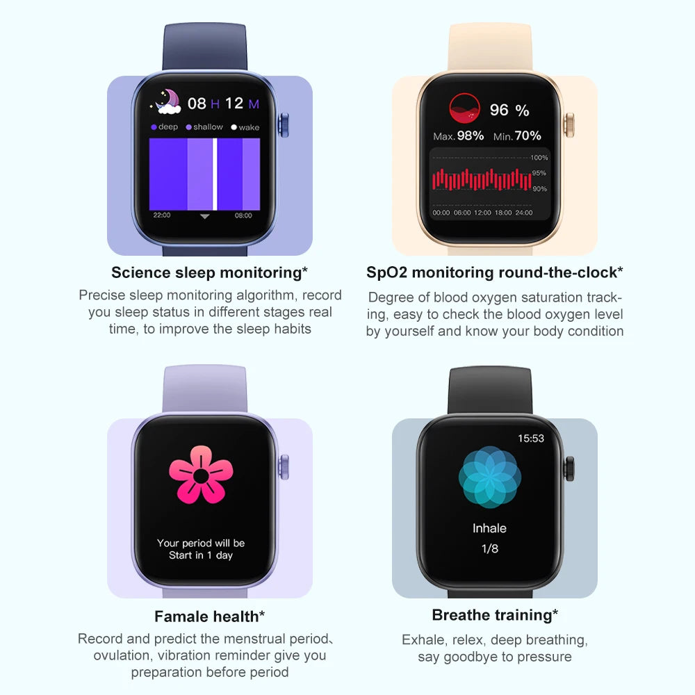 Health & Fitness Waterproof Smartwatch