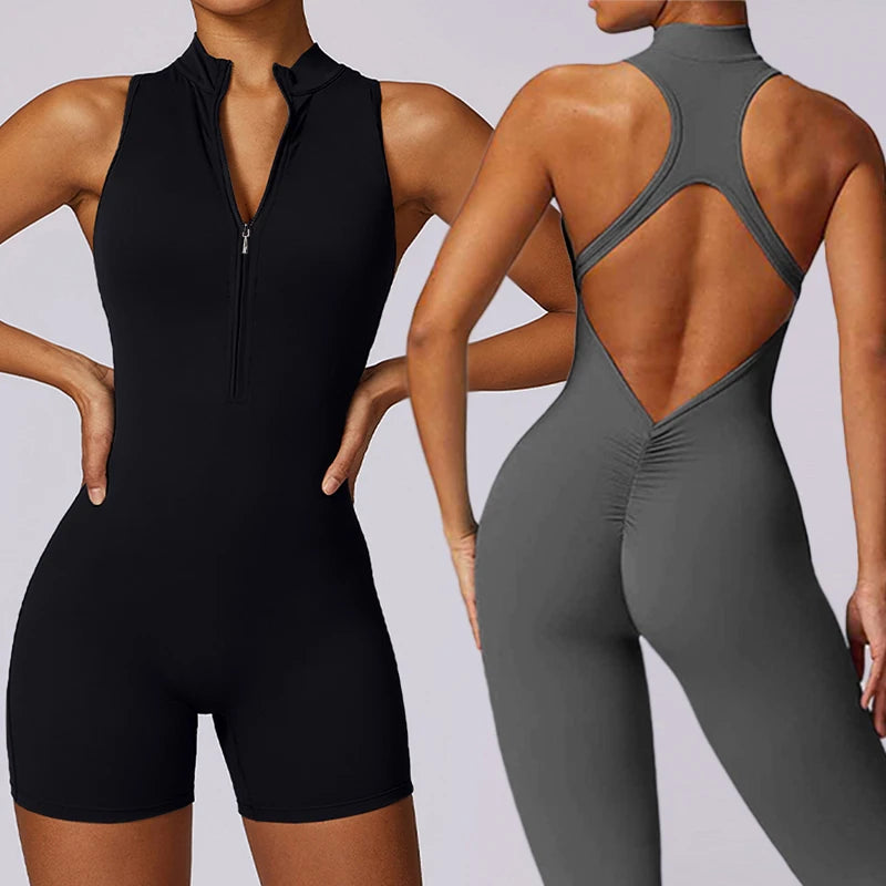 Active-wear Jumpsuit (Zip up)