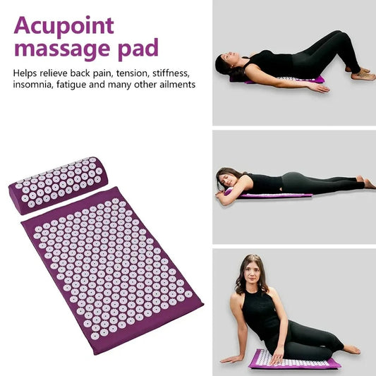 Yoga Massage/Acupressure Mat with Cushion